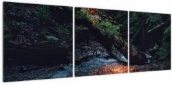 Mivali Tablou cu râu montan, din trei bucăți 120x40 cm (V020254V12040)