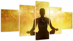 Mivali Tablou - meditare (cu ceas), din cinci bucăți 150x80 cm cu ceas (V021741V15080C)