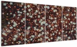 Mivali Tablou cu floare de nu mă uita, din patru bucăți 160x80 cm (V020811V16080)