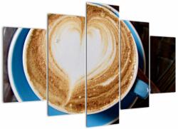 Mivali Tablou - Latte art, din cinci bucăți 150x105 cm (V021516V150105)