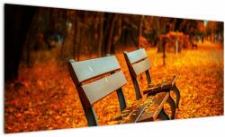 Mivali Tablou cu banca toamna, dintr-o bucată 100x40 cm (V020588V10040)
