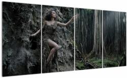 Mivali Tablou - Zâna pădurii, din patru bucăți 160x80 cm (V023361V16080)