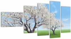 Mivali Tablou cu copaci, din cinci bucăți 110x60 cm (V021104V11060)