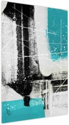 Mivali Tablou - Abstract turcoaz, dintr-o bucată 60x90 cm (V024060V6090)