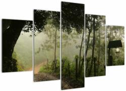 Mivali Tablou cu ceața de dimineața, din cinci bucăți 150x105 cm (V021373V150105)