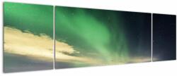 Mivali Tablou cu Aurora Borealis, din trei bucăți 170x50 cm (V021133V17050)