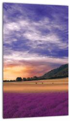 Mivali Tablou cu lunca cu lavandă, dintr-o bucată 20x30 cm (V022156V2030)