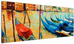 Mivali Tablou - Port în Veneția, dintr-o bucată 145x58 cm (V023366V14558)