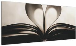 Mivali Tablou cu carte, dintr-o bucată 100x40 cm (V020456V10040)
