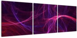 Mivali Tabloul abstract cu linii curbe, din trei bucăți 120x40 cm (V020138V12040)
