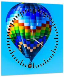 Mivali Tablou - Balon cu aer cald (cu ceas), dintr-o bucată 30x30 cm cu ceas (V021508V3030C)
