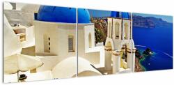 Mivali Tablou - Santorini, Grecia, din trei bucăți 150x50 cm (V023273V15050)