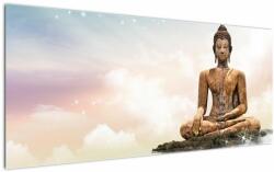 Mivali Tablou - Buddha care supraveghează pământul, dintr-o bucată 120x50 cm (V023299V12050)