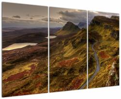 Mivali Tablou cu munții din Scoția, din trei bucăți 120x80 cm (V021136V120803PCS)