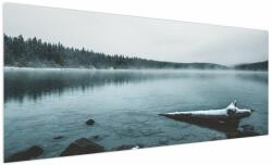 Mivali Tablou - lacul nordic înghețat, dintr-o bucată 250x125 cm (V020225V250125)