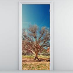 Mivali Fototapet pentru ușă - Copac în deșert (D021260D95205)