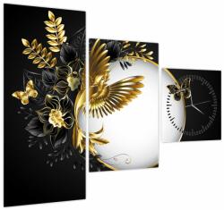 Mivali Tablou - Bile cu motive aurii (cu ceas) (V023585V9070C)