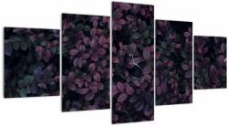 Mivali Tabou - Frunze roșu închis (cu ceas), din cinci bucăți 150x80 cm cu ceas (V023084V15080C)