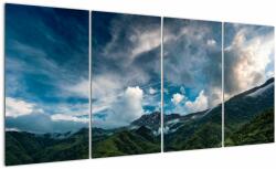 Mivali Tablou cu munții, din patru bucăți 160x80 cm (V020077V16080)