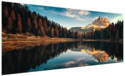 Mivali Tablou - Alpi, Italia, Dolomiți, Lago Antorno, dintr-o bucată 250x125 cm (V021758V250125)