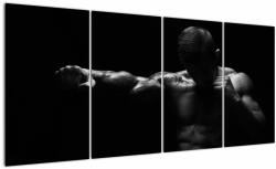 Mivali Tablou - Lovitura cu pumn, din patru bucăți 160x80 cm (V022008V16080)