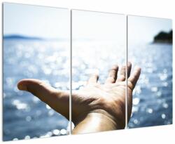 Mivali Tabloul cu palma deschisă, din trei bucăți 120x80 cm (V020040V120803PCS)