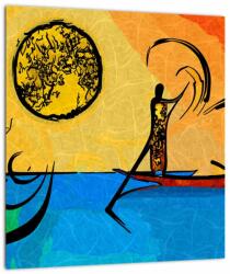 Mivali Tablou cu pictură străveche, dintr-o bucată 30x30 cm (V022253V3030)
