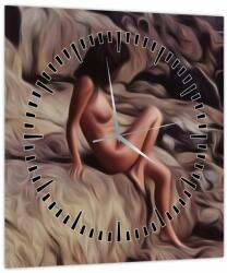 Mivali Tablou - pictura femeii (cu ceas), dintr-o bucată 30x30 cm cu ceas (V022262V3030C)
