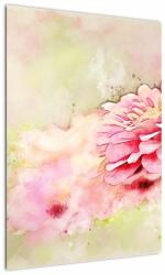 Mivali Tablou - Floare roz, aquarel, dintr-o bucată 50x70 cm (V023031V5070)