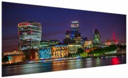 Mivali Tablou - Londra seara, dintr-o bucată 250x125 cm (V023356V250125)