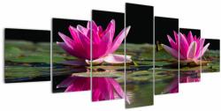Mivali Tablou - Nuferi pe apă, din șapte bucăți 210x100 cm (V022544V210100)