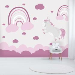 Mivali Fototapet - Unicorn în nori, vlies, 539x389 cm (T100787TQ11)