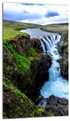Mivali Tablou - Cascada intre stânci, dintr-o bucată 20x30 cm (V022553V2030)