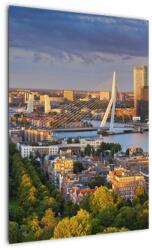 Mivali Tablou - Panorama Rotterdamului, Țările de Jos, dintr-o bucată 50x70 cm (V023175V5070)