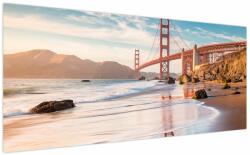 Mivali Tablou - Golden Gate Bridge, dintr-o bucată 200x100 cm (V023920V200100)