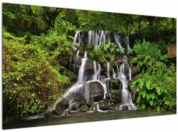 Mivali Tablou - Cascadă tropicală, dintr-o bucată 120x70 cm (V022550V12070)