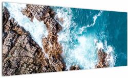 Mivali Tablou cu stânci și mare, dintr-o bucată 100x40 cm (V021184V10040)