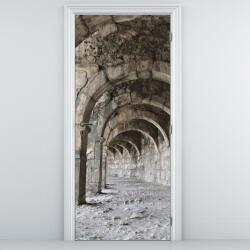 Mivali Fototapeta pentru ușă - tunel de piatră (D014859D95205)