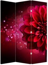 Mivali Paravan - Floare roșie, din 3 bucăți, 126x170 cm (P020807P135180)