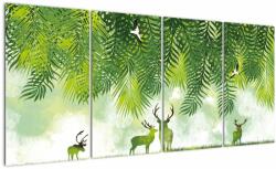 Mivali Tablou - Ceb în pădure, din patru bucăți 160x80 cm (V022959V16080)