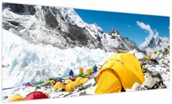 Mivali Tablou - Camping la munte, dintr-o bucată 100x40 cm (V023955V10040)
