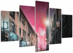 Mivali Tablou - Artificii din Marseille, din cinci bucăți 150x105 cm (V021622V150105)