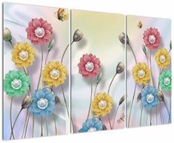 Mivali Tablou - Lunca colorată, din trei bucăți 120x80 cm (V022452V120803PCS)