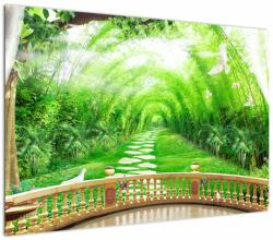 Mivali Tablou - Privire la grădina tropicală, dintr-o bucată 100x70 cm (V022806V10070)