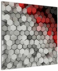 Mivali Tablou - 3D hexagoane, dintr-o bucată 70x70 cm (V023000V7070)