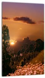 Mivali Tablou naturii cu apus de soare, dintr-o bucată 20x30 cm (V020383V2030)