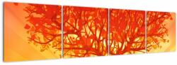 Mivali Tablou - Copac în lumina soarelui, din patru bucăți 160x40 cm (V022659V16040)