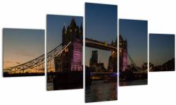 Mivali Tablou - Tower bridge, din cinci bucăți 125x70 cm (V020983V12570)