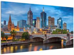 Mivali Tablou cu orașul Melbourne, dintr-o bucată 120x70 cm (V020715V12070)