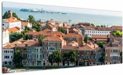 Mivali Tablou - Vedere aeriană a orașului, dintr-o bucată 100x40 cm (V022611V10040)